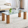 Elegant Glass Coffee Table - Chic & Durable Design