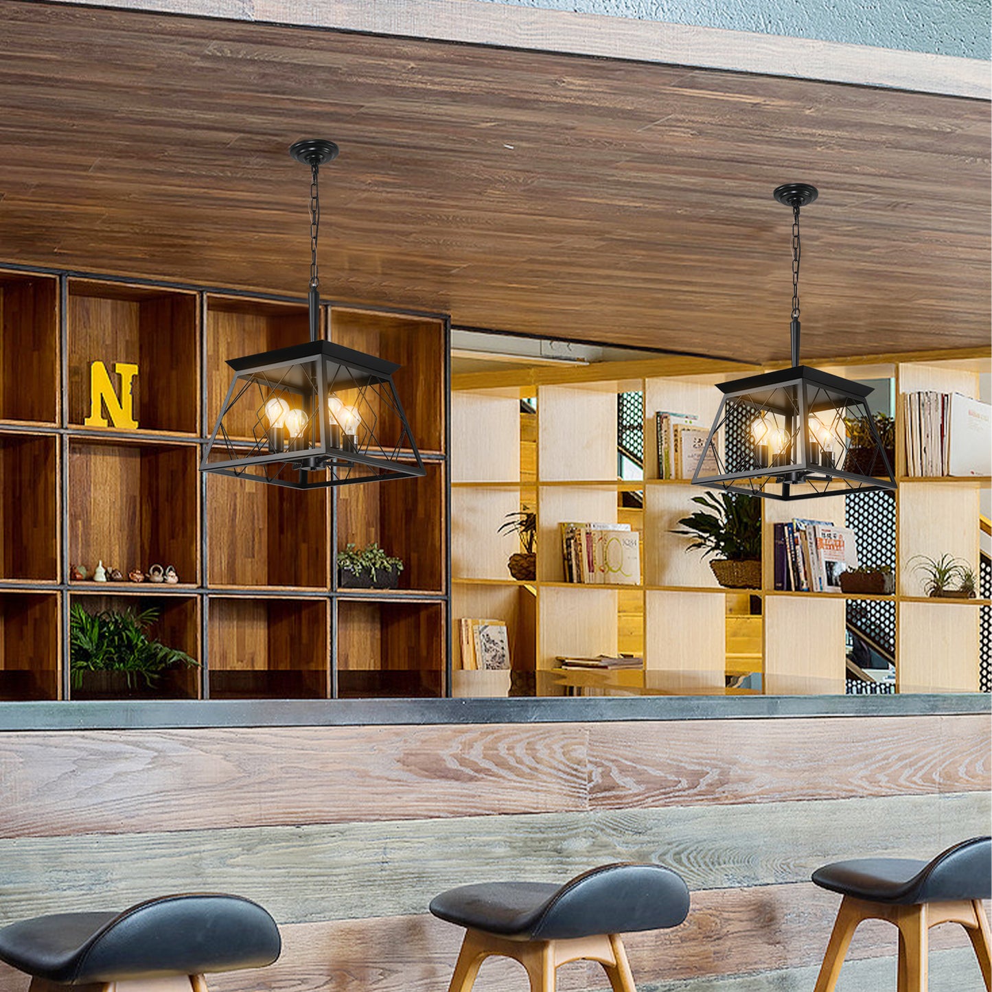 Chic Black Farmhouse Chandelier for Dining Spaces