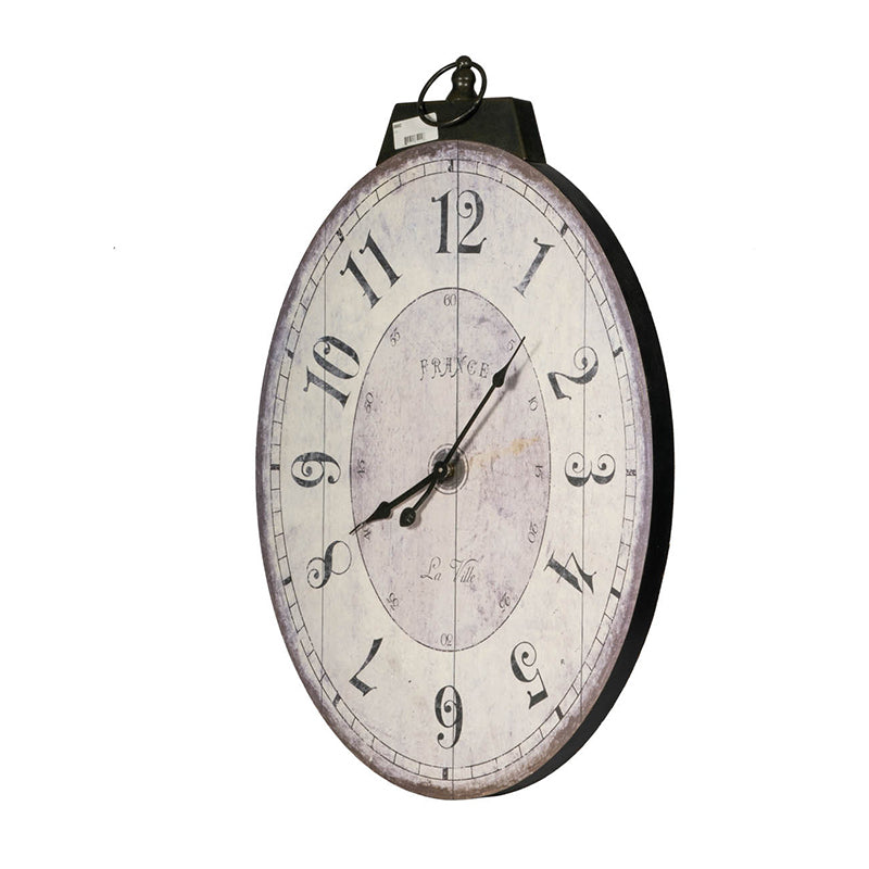 Charming Vintage Oval Wall Clock