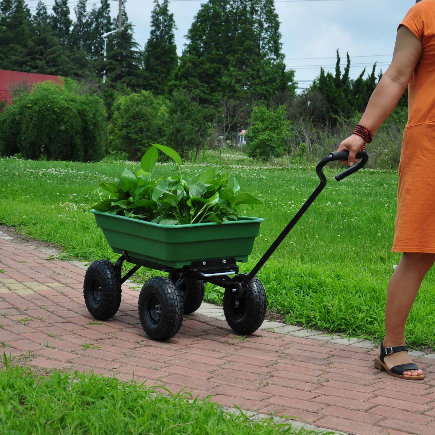 Green Glide Garden Dump Truck