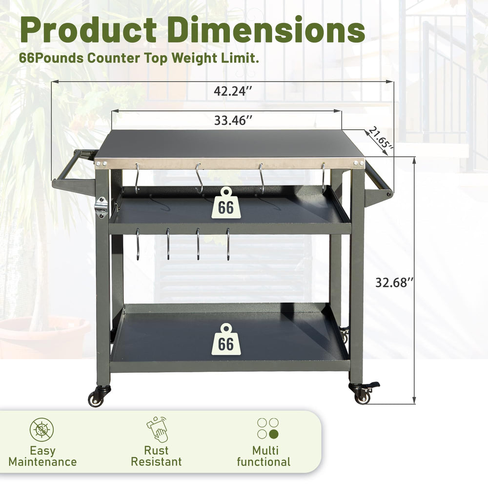 Grill & Chill Outdoor Cart