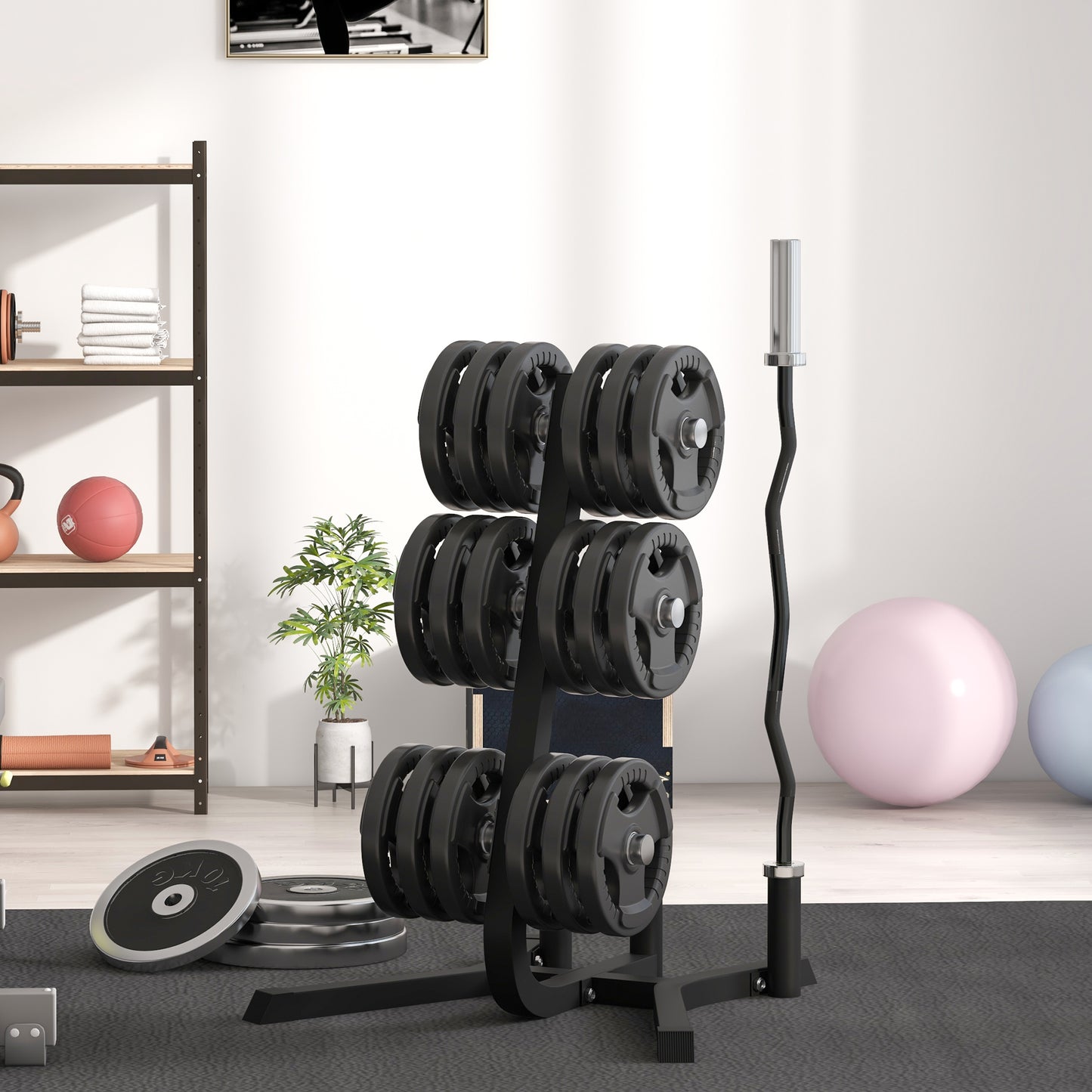 Ultimate Weight Rack - Olympic Plate & Bar Storage