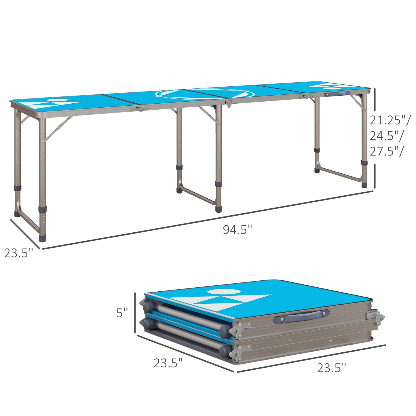 Portable Party Pong Table – Fun Anywhere!