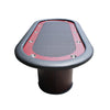 Luna Luxe Poker Table with Red Racetrack