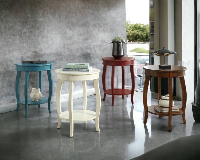 Teal Bliss Side Table