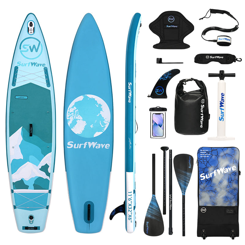 Adventure Inflatable Paddle Board with Complete Accessories