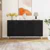 Modern Carved Sideboard Buffet Cabinet