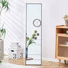 Elegant Full-Length Black Wood Mirror