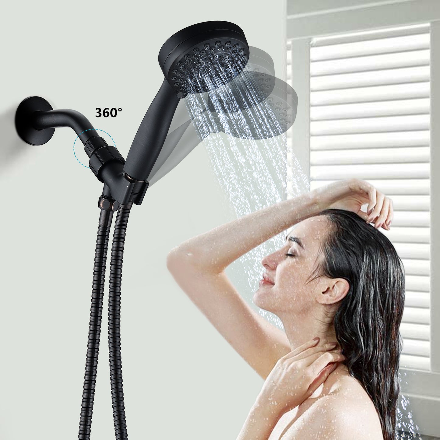 Luxurious High-Pressure Handheld Shower Head