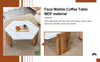 Chic White Top Coffee Table