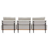 Cozy L-Shaped Sectional Sofa with Ottoman - Plush Beige Comfort for Your Living Room