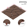 Chic Stone Interlocking Patio Tiles