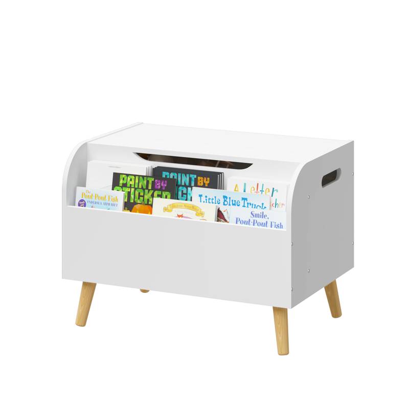 Kiddo's Cozy Toy Chest & Bookshelf