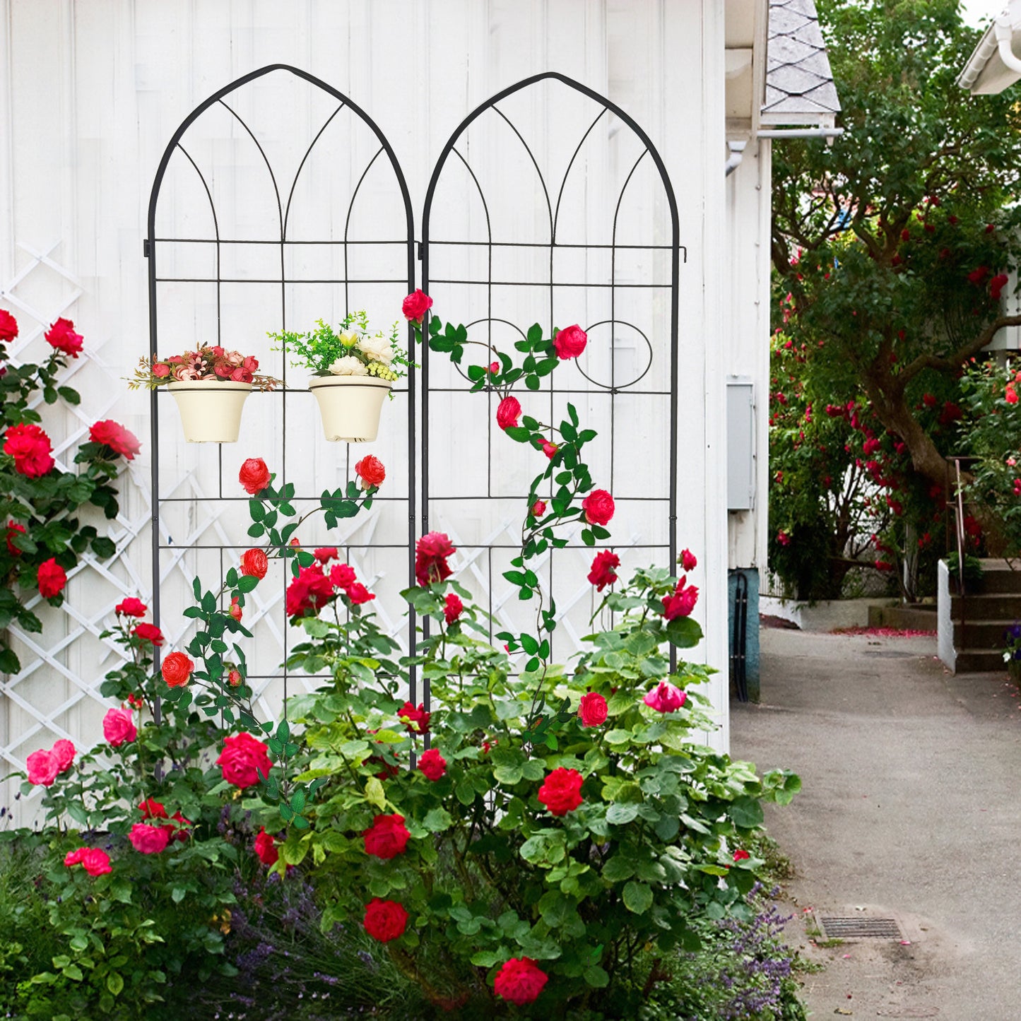 Garden Glory Metal Trellis Set