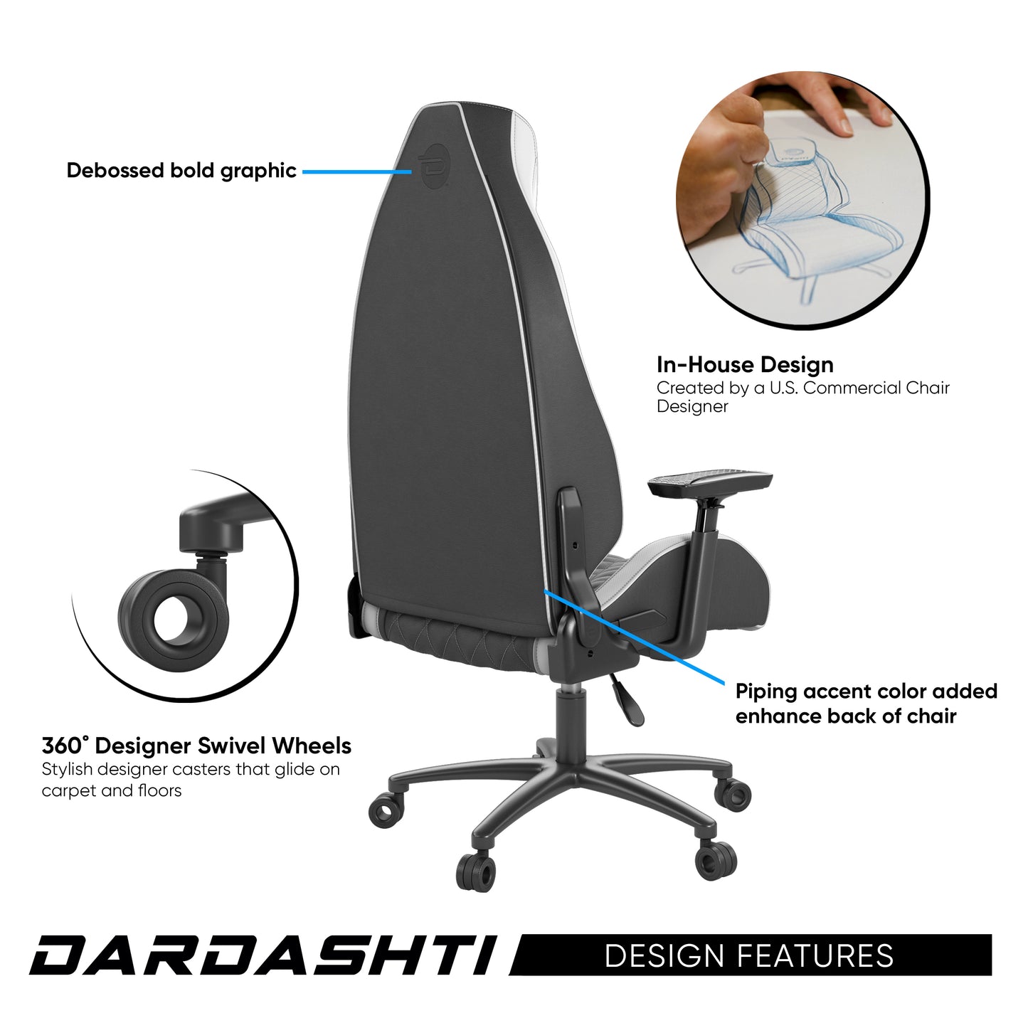 Revolutionary Comfort Gaming Chair - All-Angle Support & Sleek Design