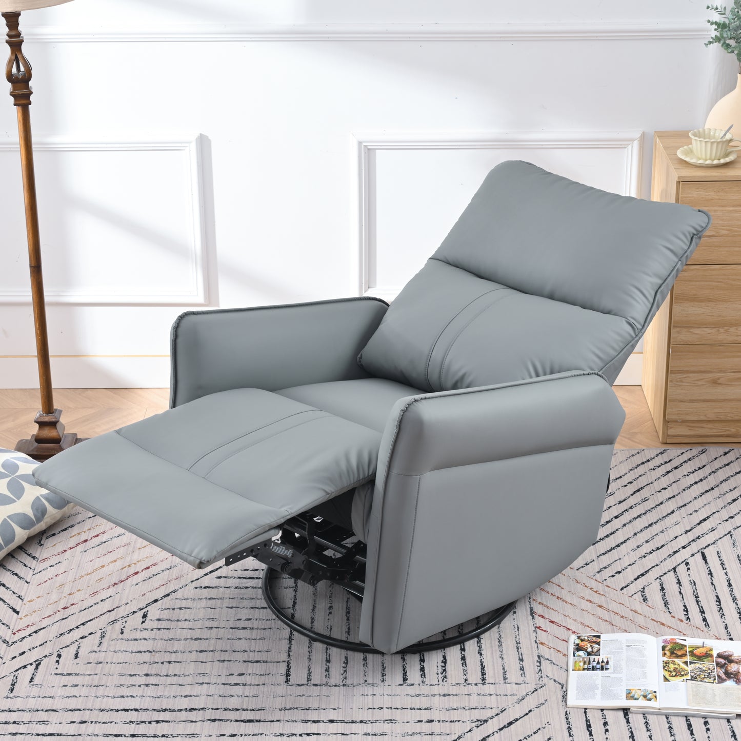 Cozy Swivel Rocker Chair