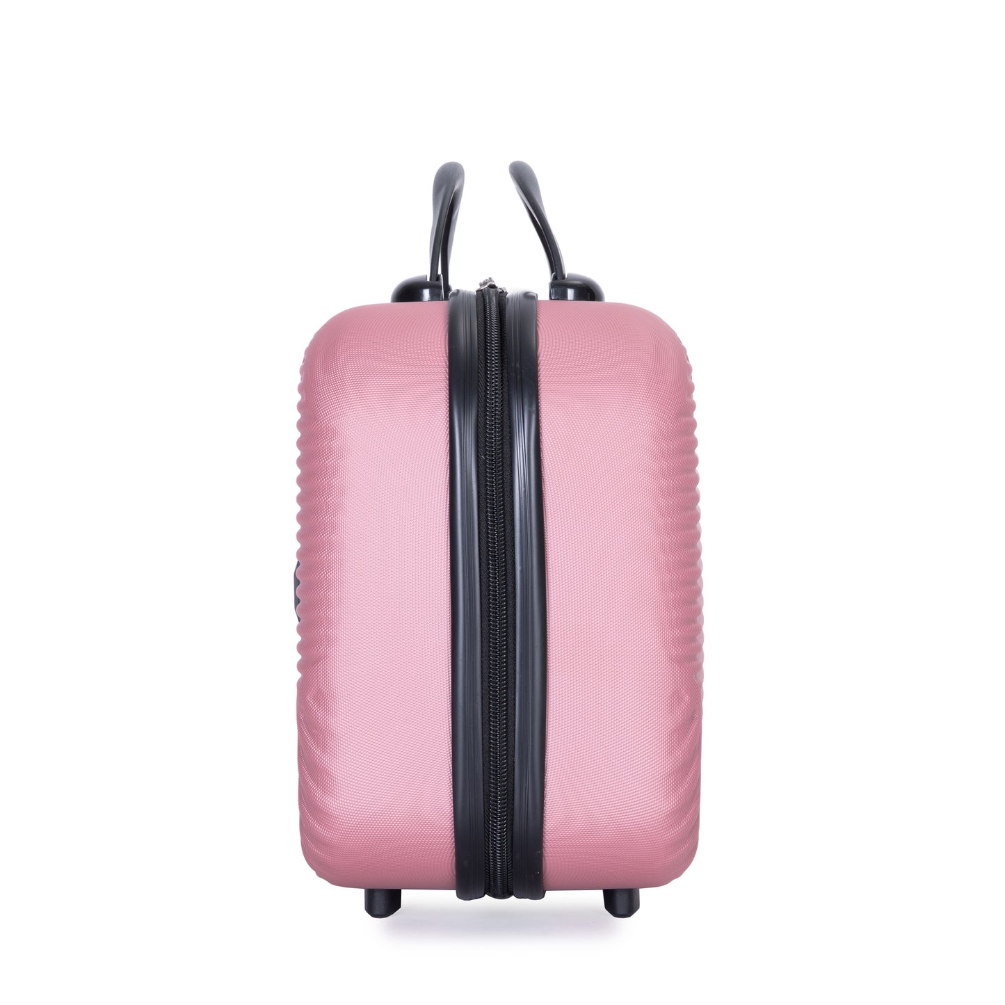 Pink Pop Luggage Duo: Lightweight Suitcases with Spinner Wheels