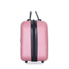 Pink Pop Luggage Duo: Lightweight Suitcases with Spinner Wheels