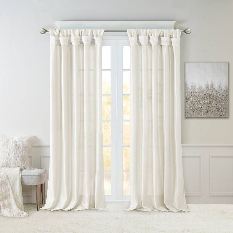 Twist Tab Chic Curtain Panel