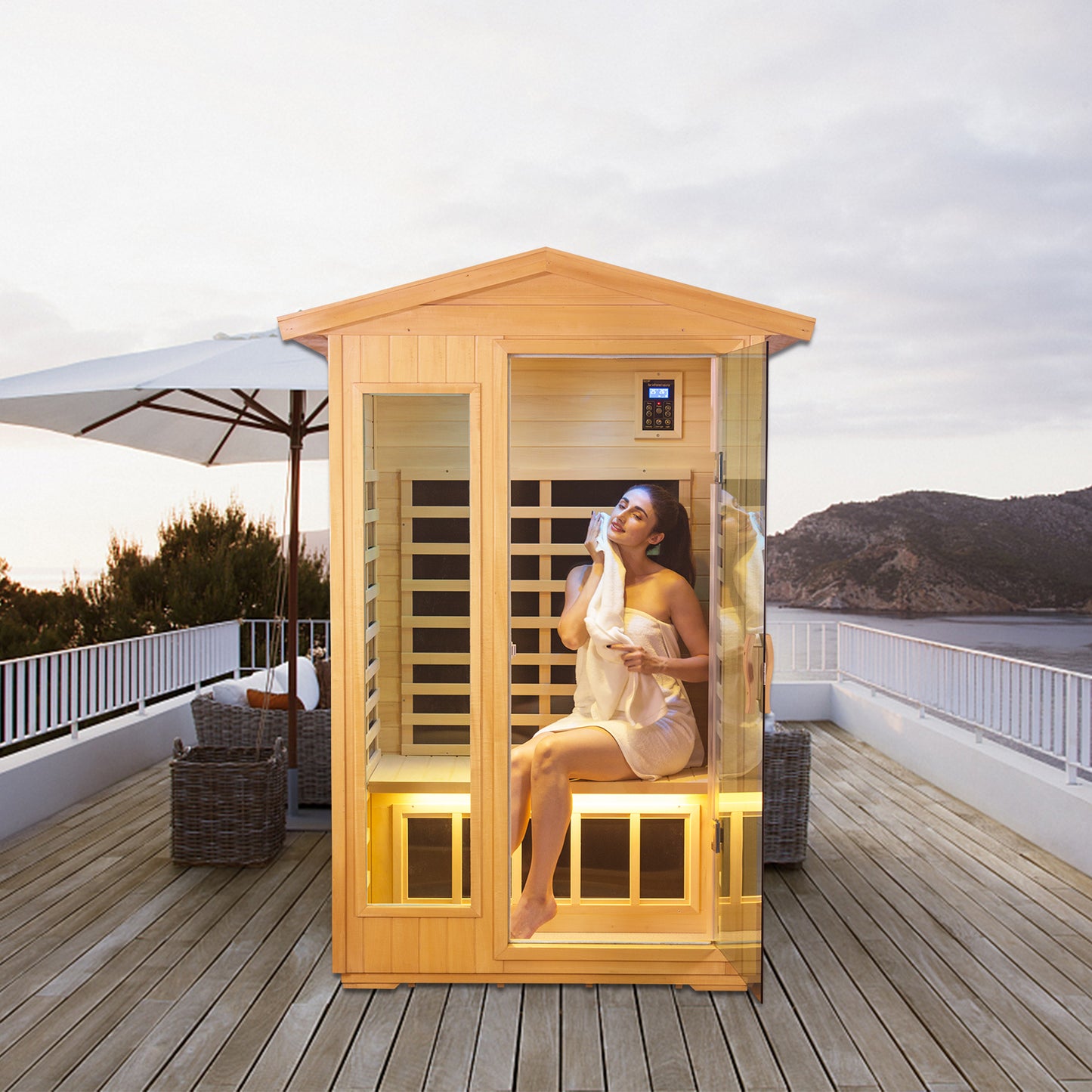 Cozy Duo Outdoor Infrared Sauna