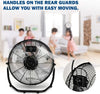 Power Breeze Industrial Floor Fans – Quiet & Durable for Home or Business (2 Pack)