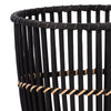 Stylish Black Bamboo Planter Set