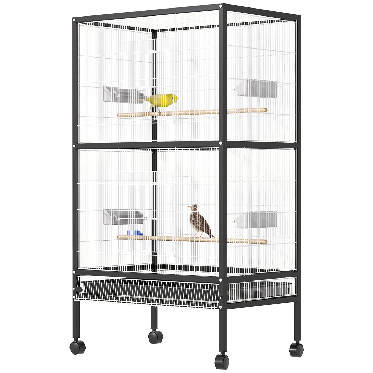 Deluxe Rolling Bird Sanctuary Cage