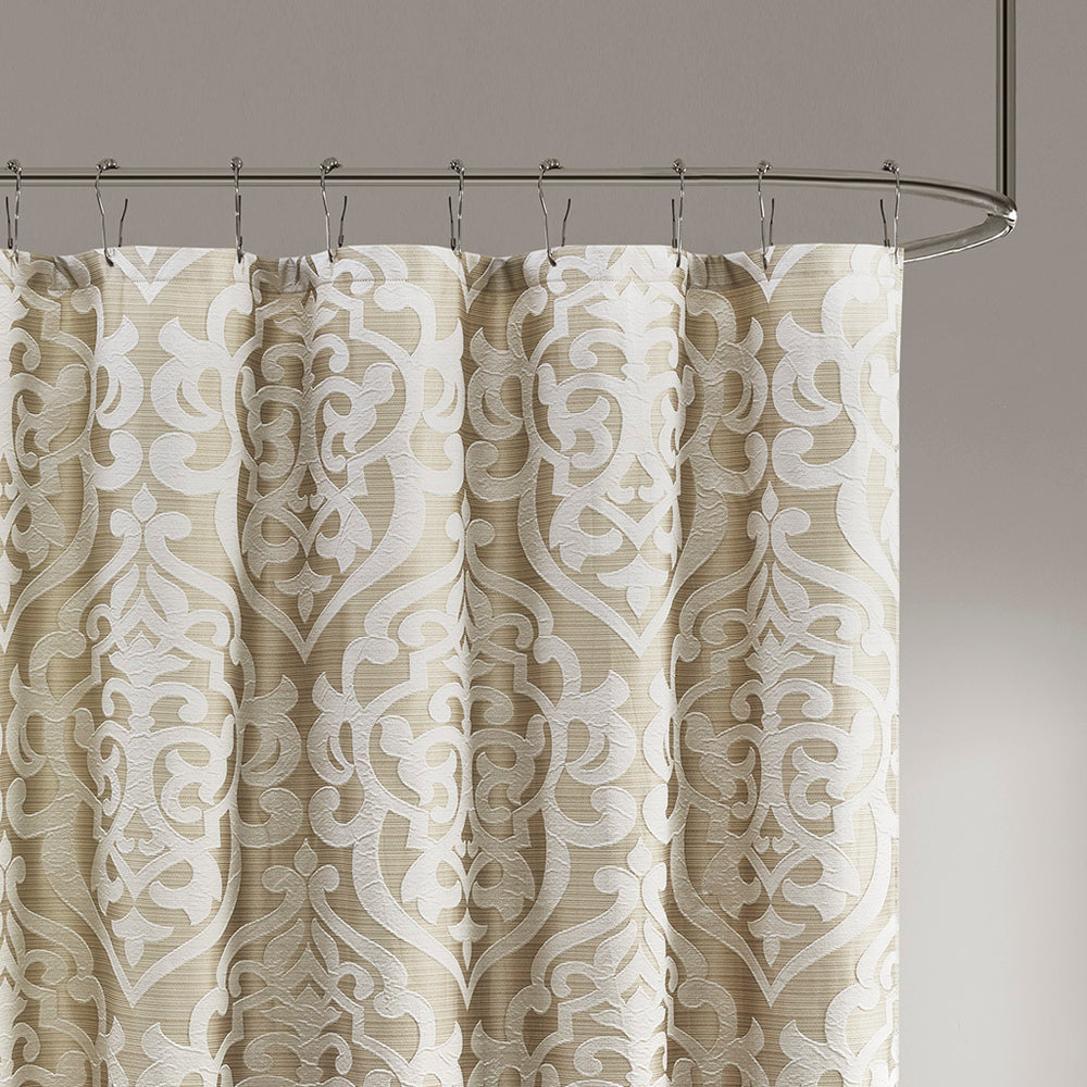 Chic Jacquard Shower Curtain