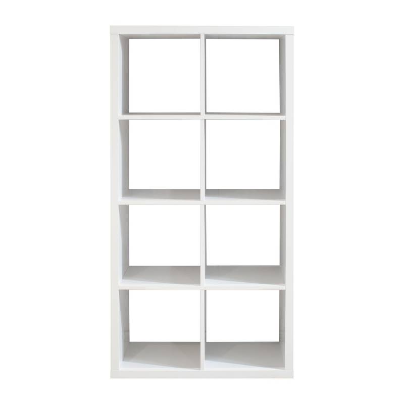 Modern White Cube Organizer: Stylish Storage for Home & Office