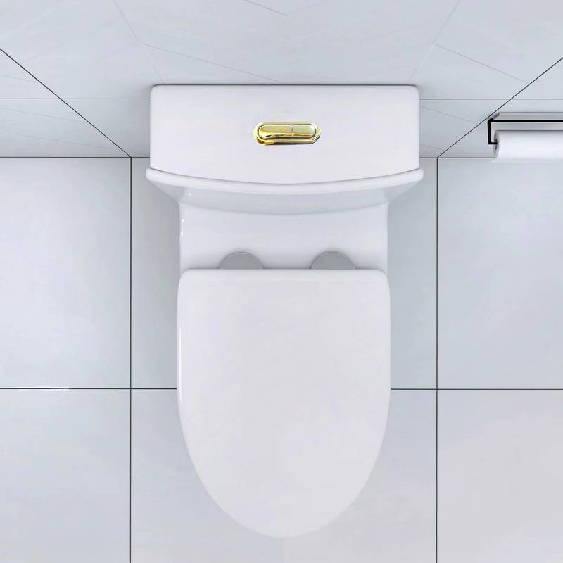 Sleek White Comfort Toilet
