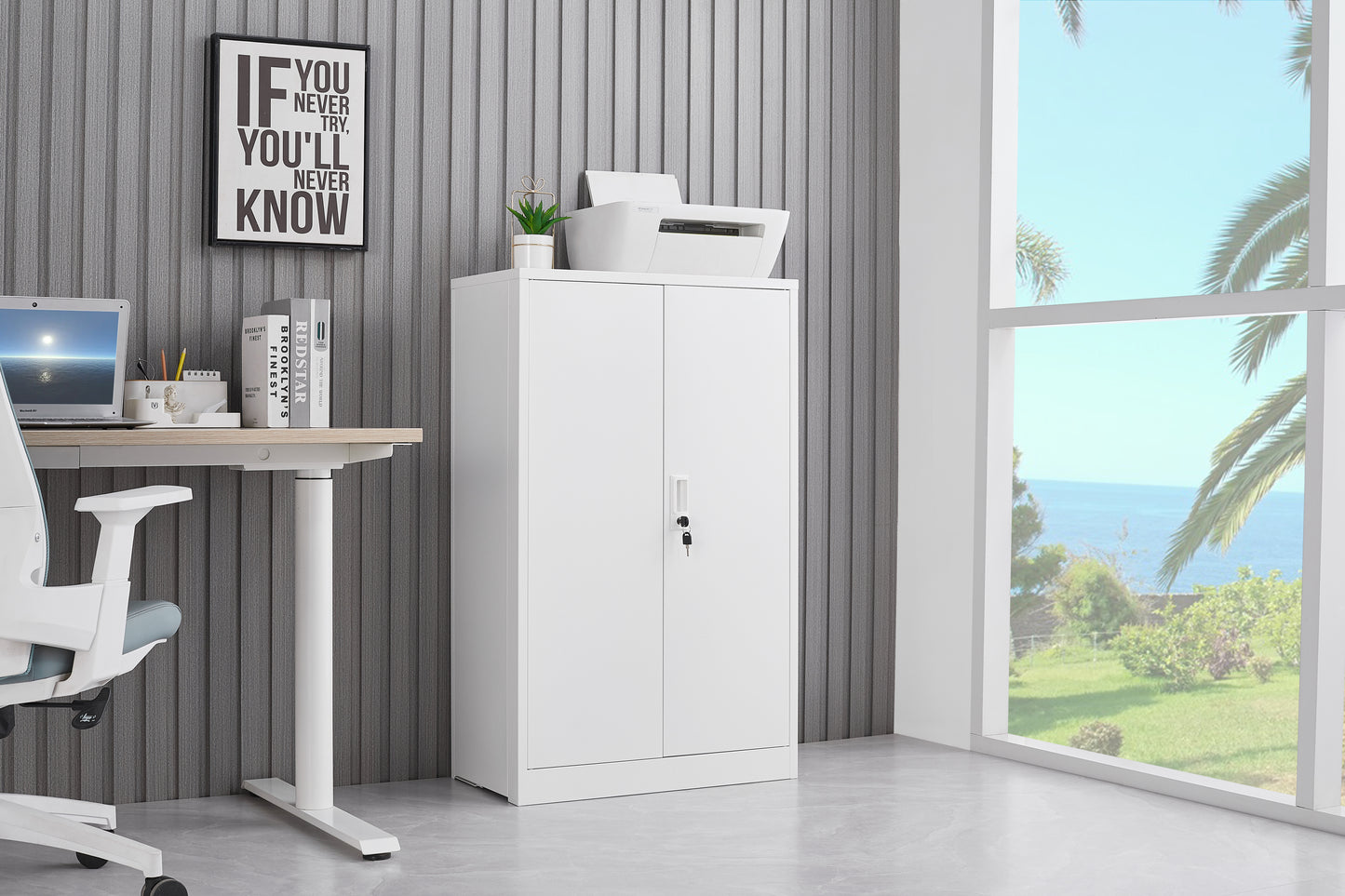 Secure Foldable Storage Cabinet – Versatile Locker for Home, Office & Garage