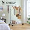 Ultimate Rolling Clothes Rack - Heavy Duty & Portable