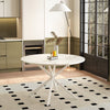 Chic Marble Cross-Leg Dining Table