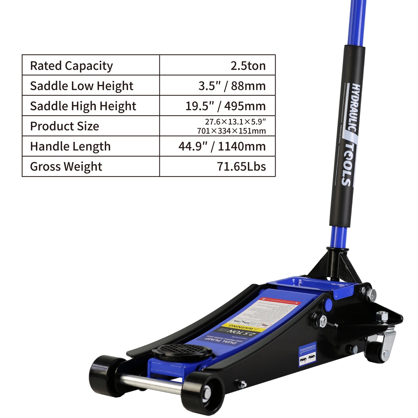 Quick Lift Low Profile Floor Jack