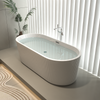 Fluted Elegance Freestanding Soaking Tub