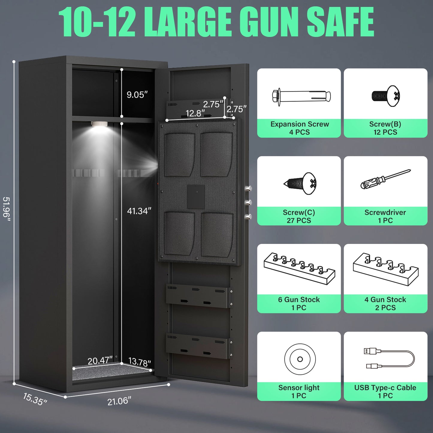 SecureLock Steel Gun Cabinet