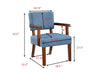 Chic Chair Duo with Stylish Side Table