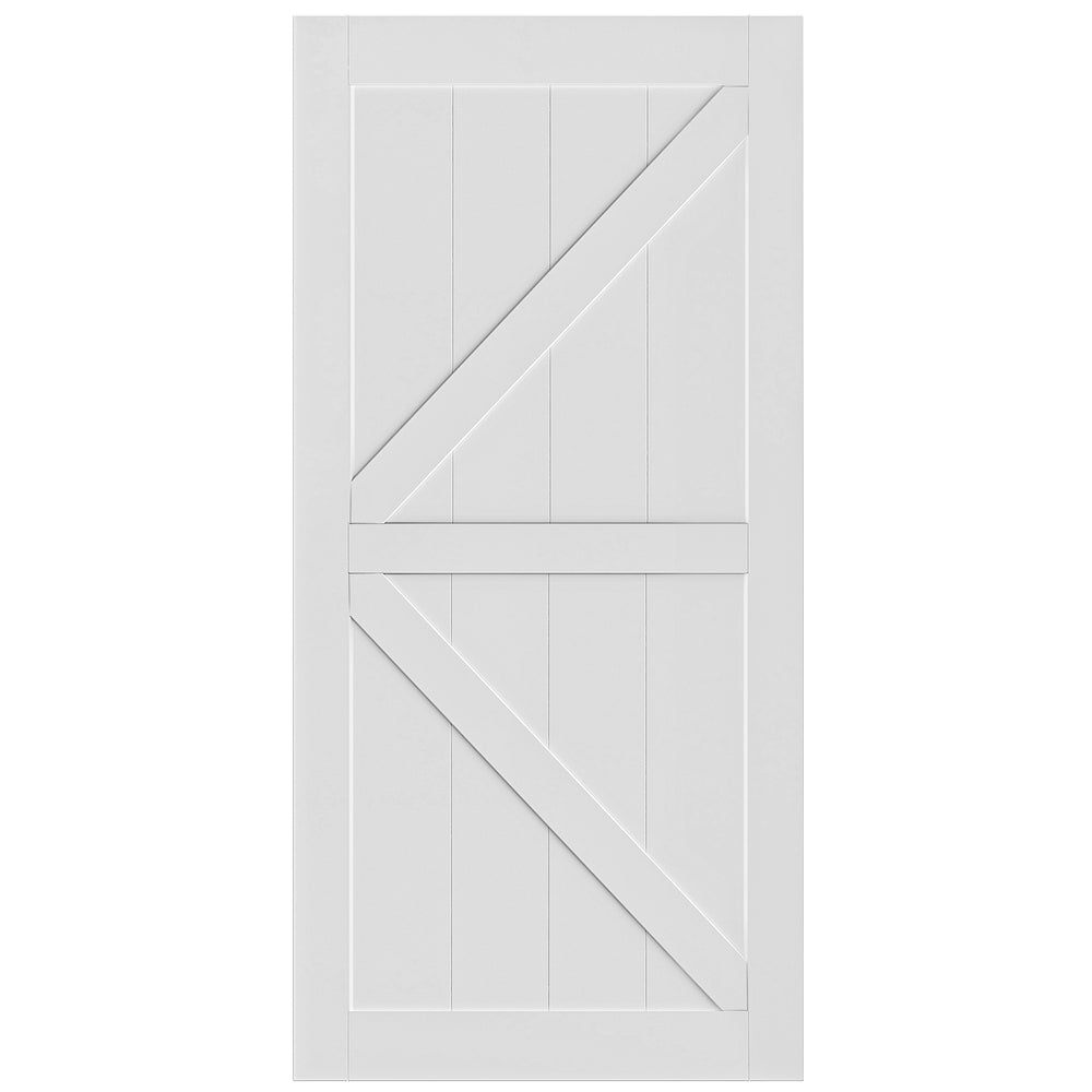 Modern Barn Door Panel - Ready to Assemble, Moisture-Proof & Deformation Resistant