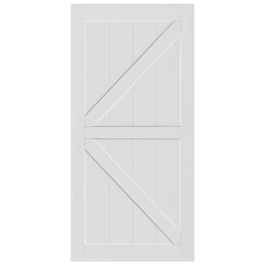 Crazy Elf Modern Barn Door - DIY Ready, Moisture-Proof & Easy Assembly