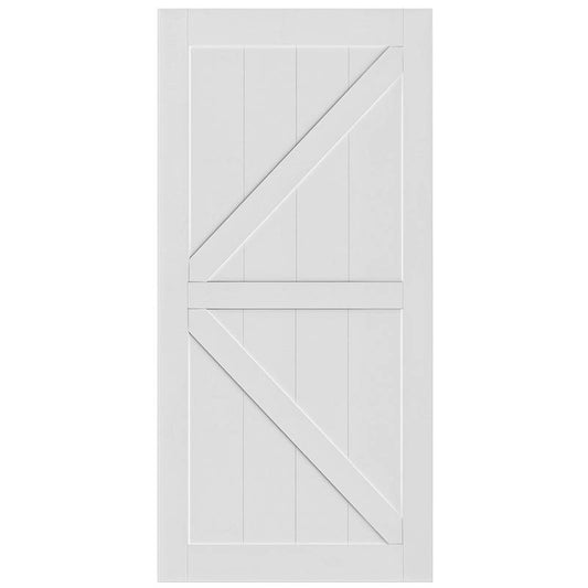 Crazy Elf Modern Barn Door - DIY Ready, Moisture-Proof & Easy Assembly