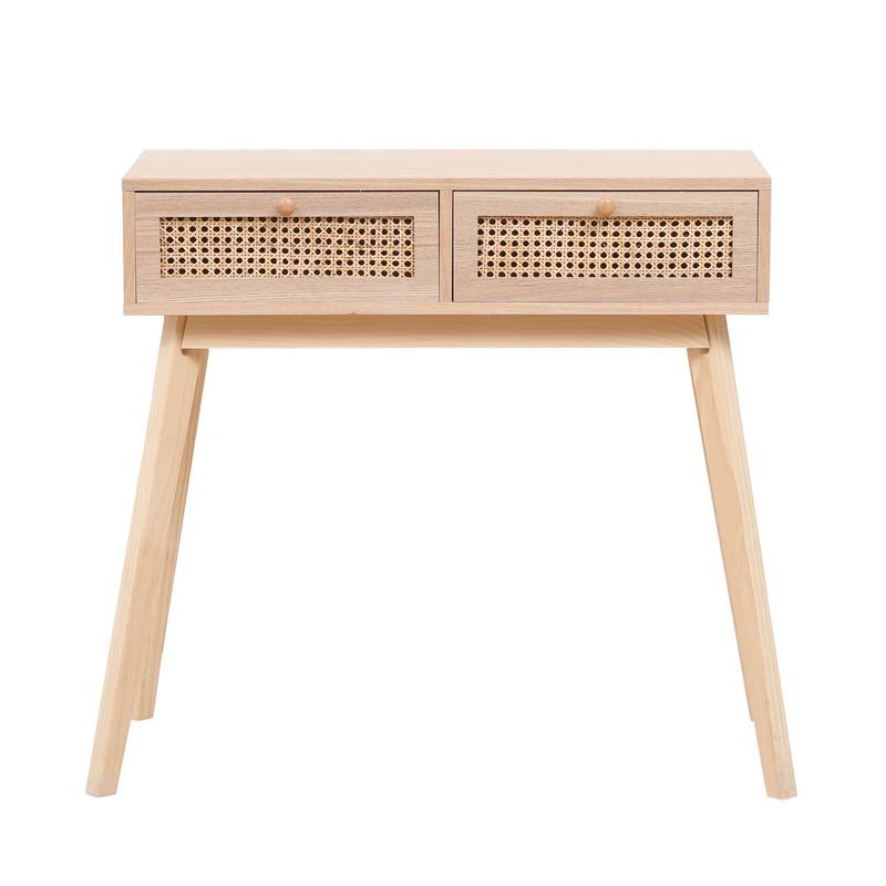 Charming Rattan Side Table