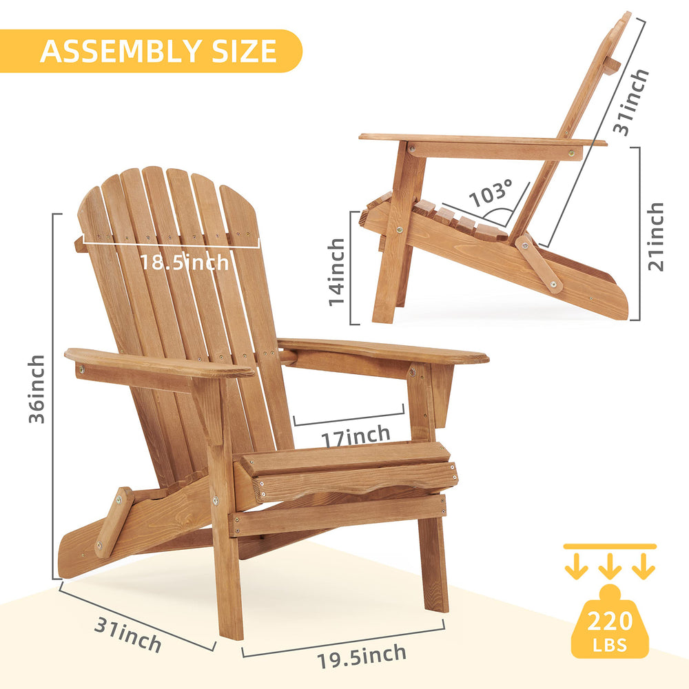 Cozy Double Adirondack Chair Set for Perfect Outdoor Relaxation