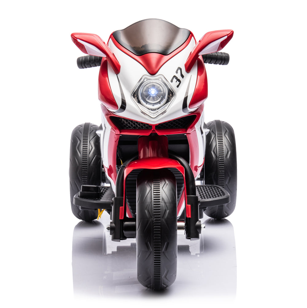 Red Electric Kid's Motorcycle Adventure