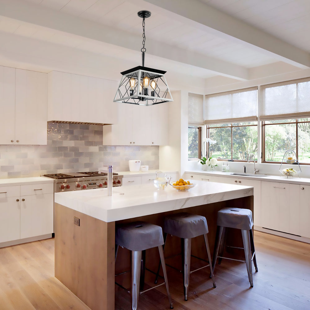 Charming White Farmhouse Chandelier for Dining Rooms