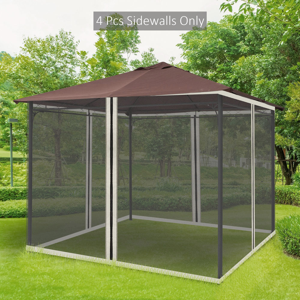 Ultimate Gazebo Mesh Sidewall - Cream