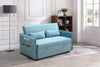 Cozy Convert-A-Seat Sofa Bed with Pillows and Pockets