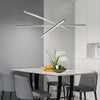 Sleek Silver LED Pendant Light