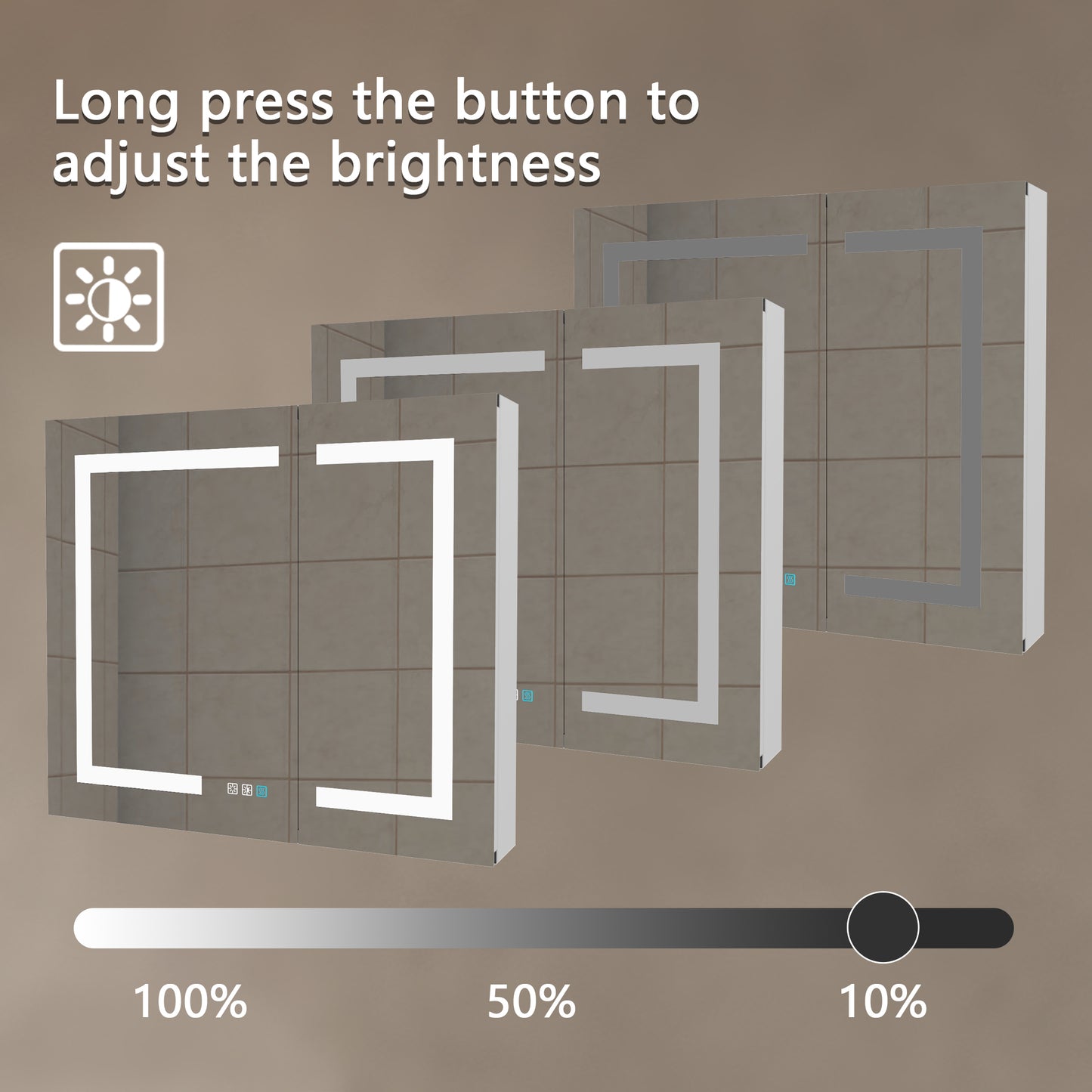 Glow & Go LED Medicine Cabinet