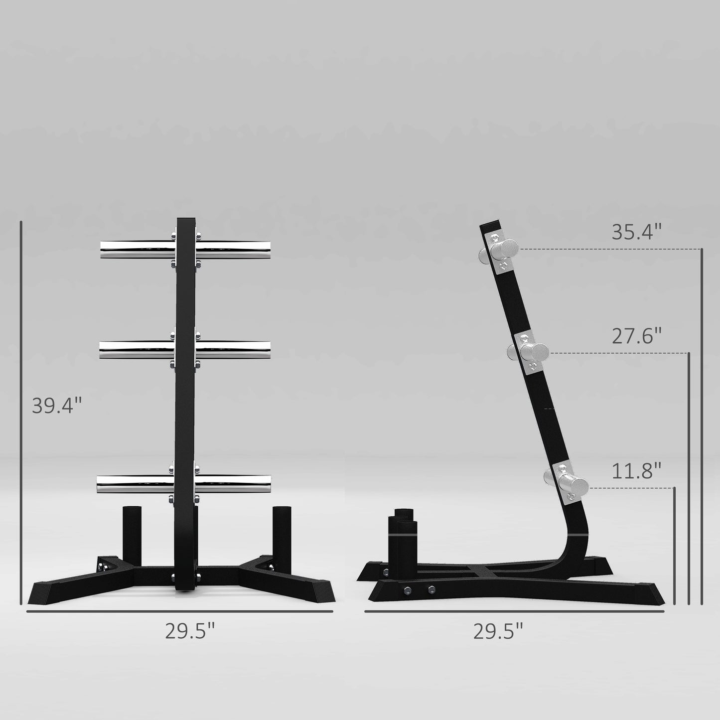 Ultimate Weight Rack - Olympic Plate & Bar Storage