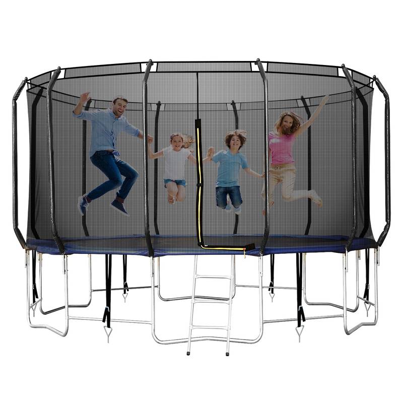 Family Fun Jump Trampoline with Safe Enclosure